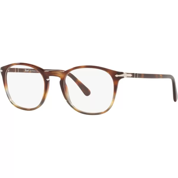 Persol PO3007VM Square Prescription Eyewear FramesTortoise Spotted BrownDemo Lens