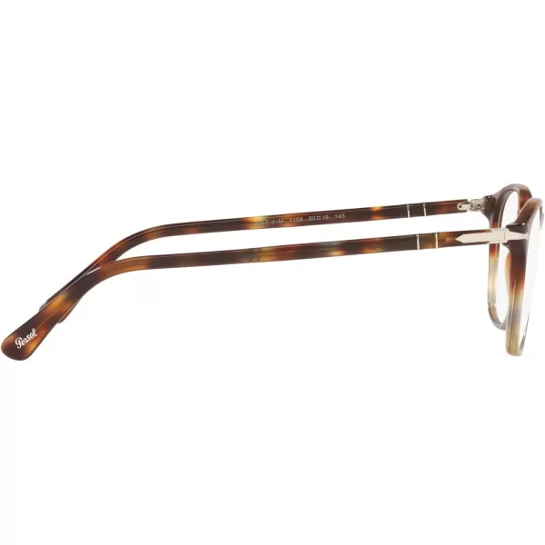 Persol PO3007VM Square Prescription Eyewear FramesTortoise Spotted BrownDemo Lens