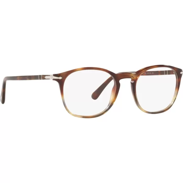 Persol PO3007VM Square Prescription Eyewear FramesTortoise Spotted BrownDemo Lens