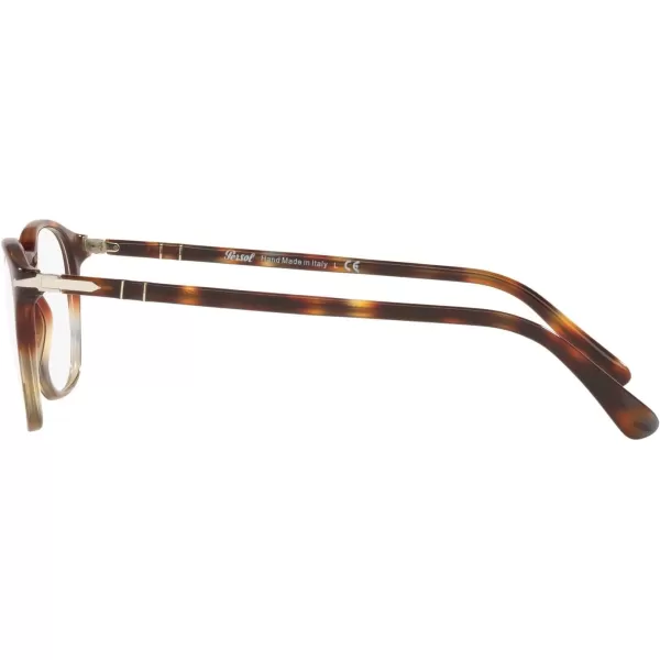 Persol PO3007VM Square Prescription Eyewear FramesTortoise Spotted BrownDemo Lens