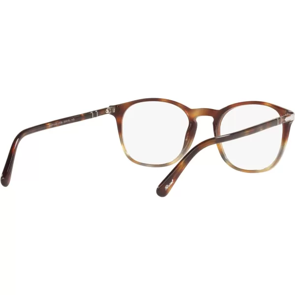 Persol PO3007VM Square Prescription Eyewear FramesTortoise Spotted BrownDemo Lens