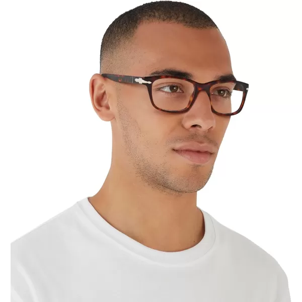 Persol PO3012V Square Prescription Eyewear FramesHavanaDemo Lens