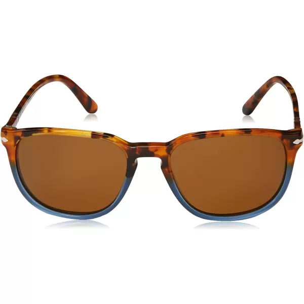 Persol PO3019S Square SunglassesBrown TortoiseOpal BlueBrown