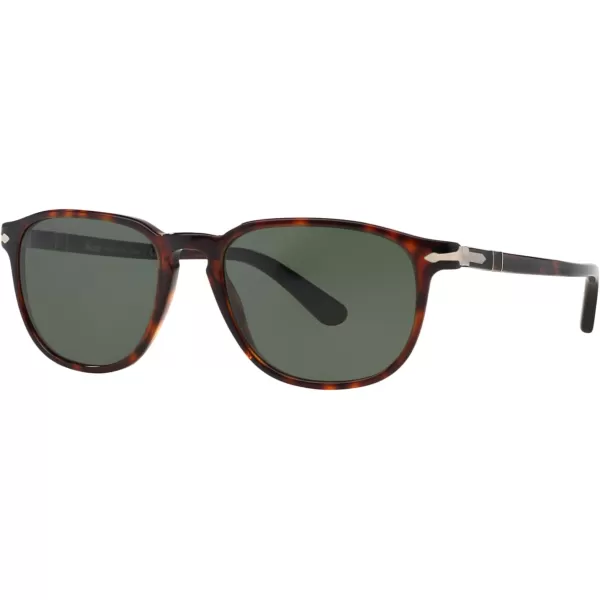 Persol PO3019S Square SunglassesHavanaGreen