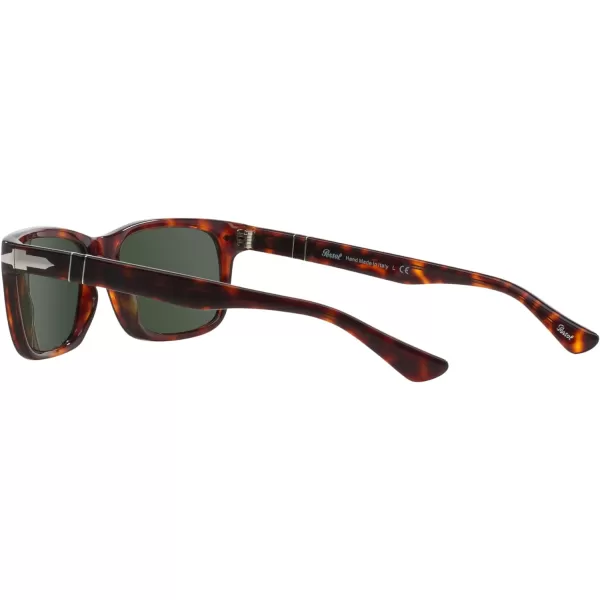 Persol PO3048S Rectangular SunglassesHavanaGreen