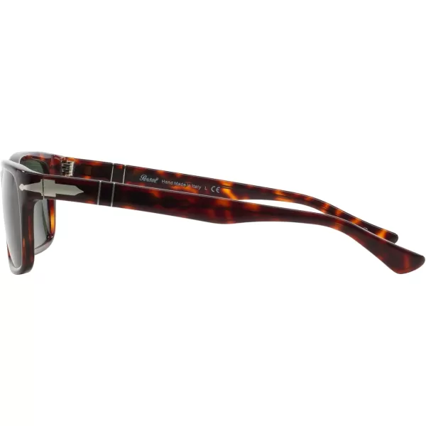 Persol PO3048S Rectangular SunglassesHavanaGreen