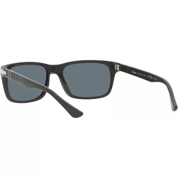 Persol PO3048S Rectangular SunglassesSolid BrownDark Blue Polarized