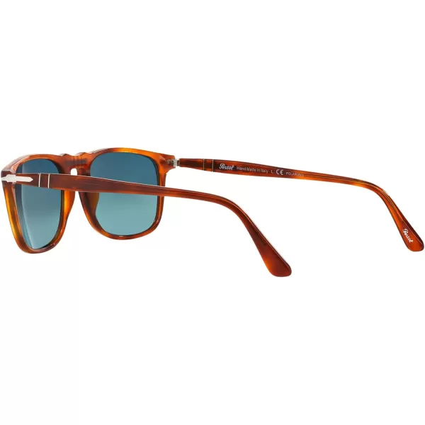 Persol PO3059S Square SunglassesTerra Di SienaBlue Gradient Polarized