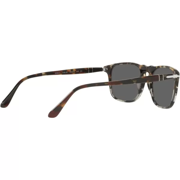 Persol PO3059S Square SunglassesTortoise BrownTortoise GreyDark Grey