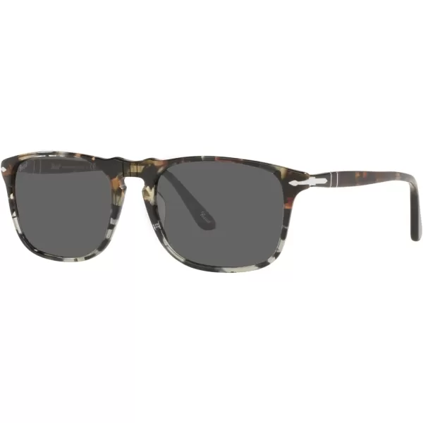 Persol PO3059S Square SunglassesTortoise BrownTortoise GreyDark Grey