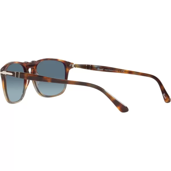 Persol PO3059S Square SunglassesTortoise Spotted BrownAzure Gradient Blue