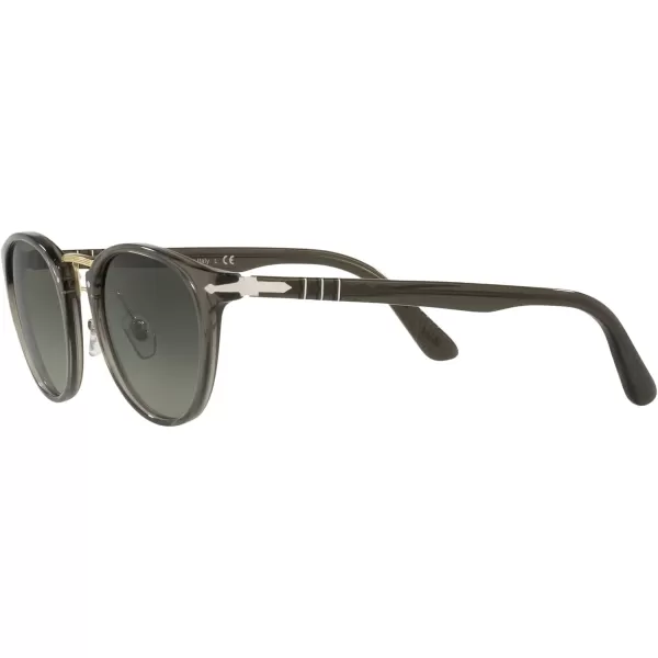 Persol PO3108S Round SunglassesGrey TaupeGrey Gradient