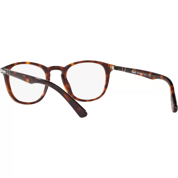 Persol PO3143V Rectangular Prescription Eyewear FramesHavanaDemo Lens