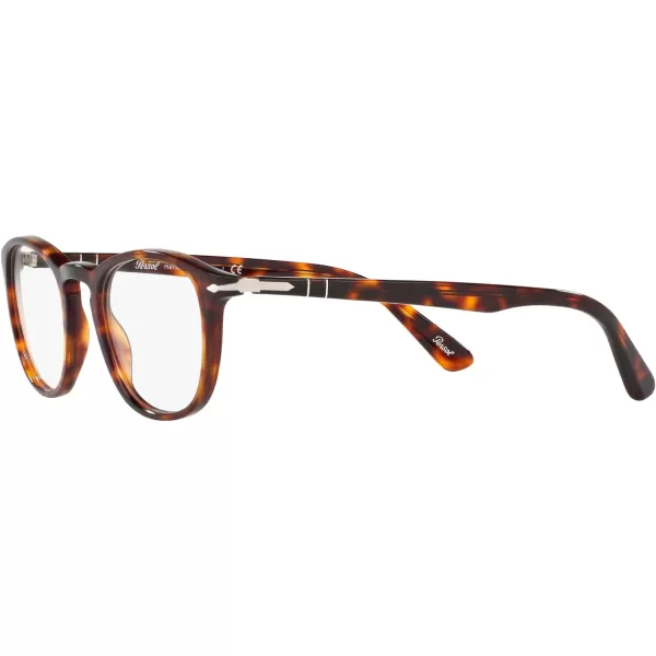 Persol PO3143V Rectangular Prescription Eyewear FramesHavanaDemo Lens