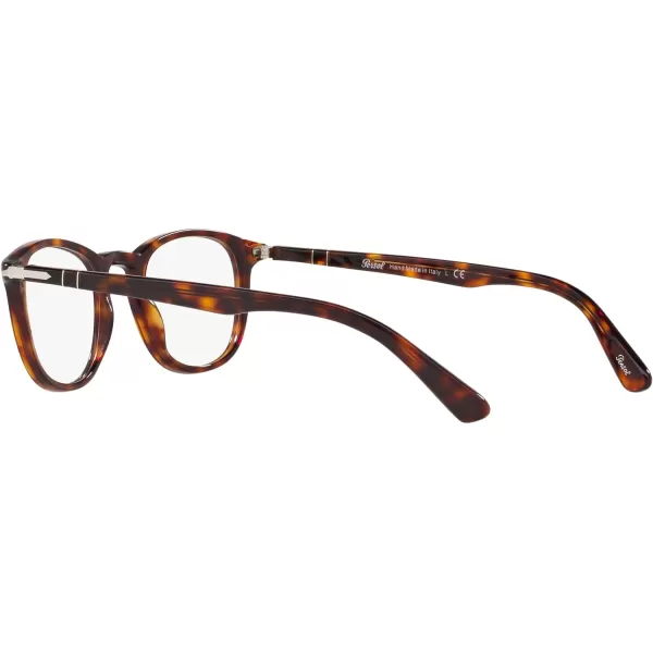 Persol PO3143V Rectangular Prescription Eyewear FramesHavanaDemo Lens