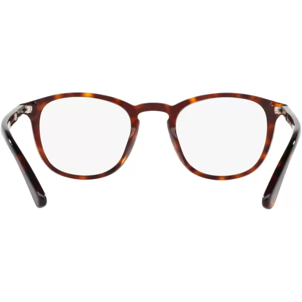 Persol PO3143V Rectangular Prescription Eyewear FramesHavanaDemo Lens