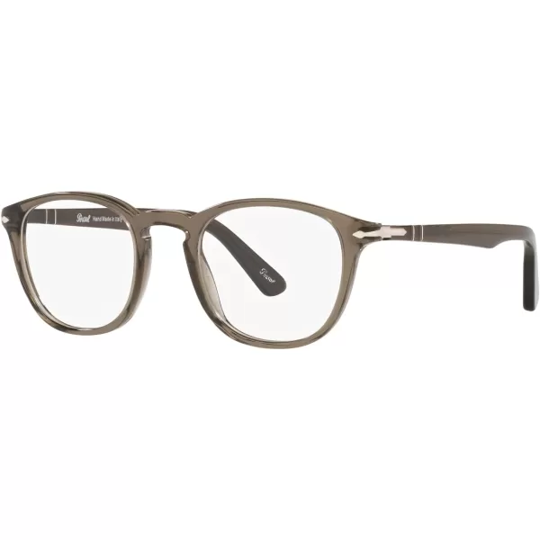 Persol PO3143V Rectangular Prescription Eyewear FramesSmokeDemo Lens