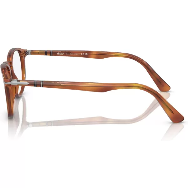 Persol PO3143V Rectangular Prescription Eyewear FramesTerra Di SienaDemo Lens