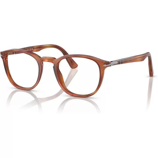 Persol PO3143V Rectangular Prescription Eyewear FramesTerra Di SienaDemo Lens