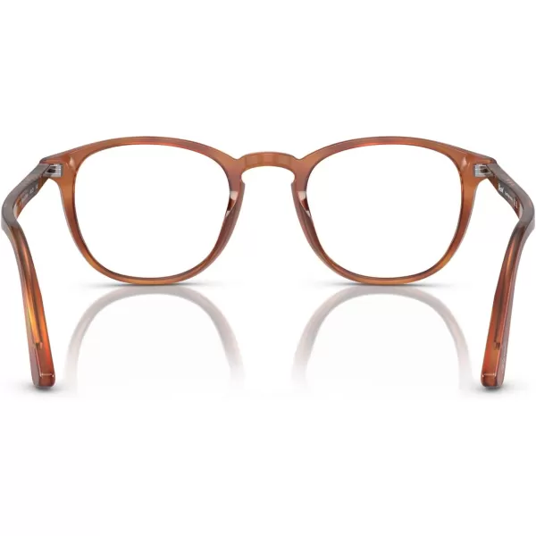 Persol PO3143V Rectangular Prescription Eyewear FramesTerra Di SienaDemo Lens