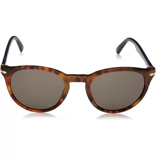 Persol PO3152S Round SunglassesDark HavanaDark Grey