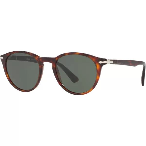 Persol PO3152S Round SunglassesHavanaGreen