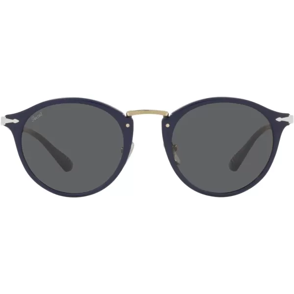 Persol PO3166S Round SunglassesBlueDark Grey