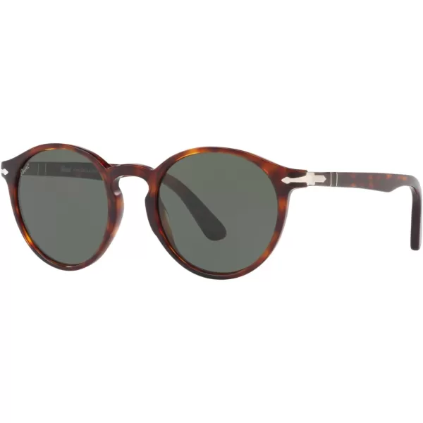 Persol PO3171S Round SunglassesHavanaGreen