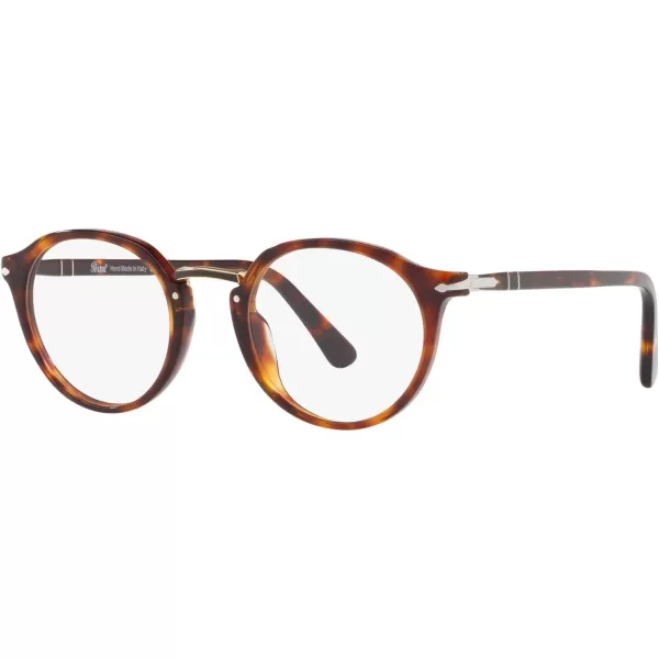 Persol PO3185V Round Prescription Eyewear FramesHavanaDemo Lens