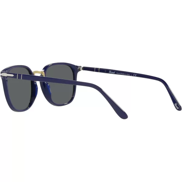 Persol PO3186S Round SunglassesBlueDark Grey