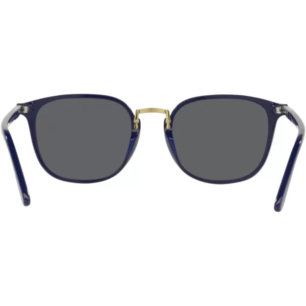 Persol PO3186S Round SunglassesBlueDark Grey