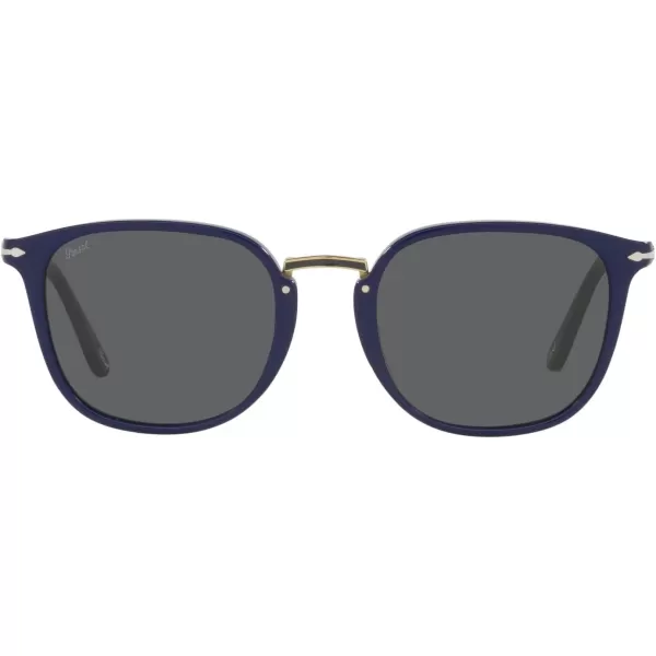 Persol PO3186S Round SunglassesBlueDark Grey