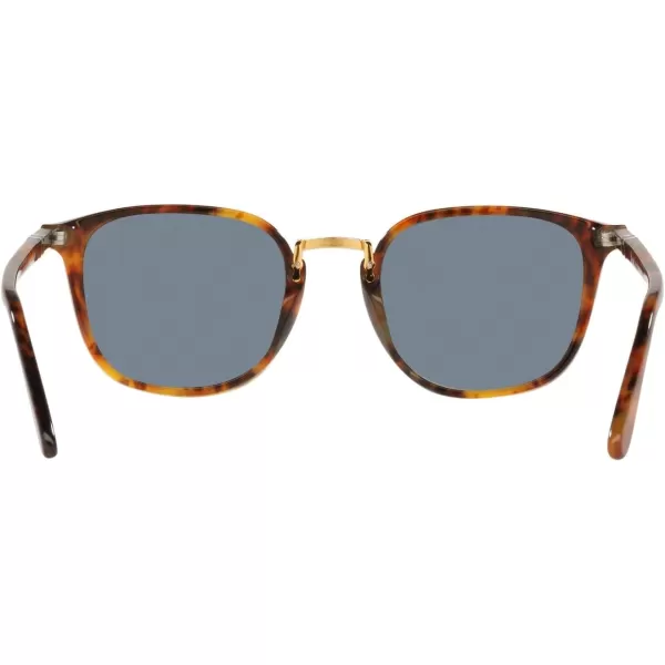 Persol PO3186S Round SunglassesCaffeLight Blue