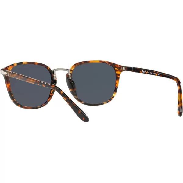 Persol PO3186S Round SunglassesDark Brown TortoiseBlue