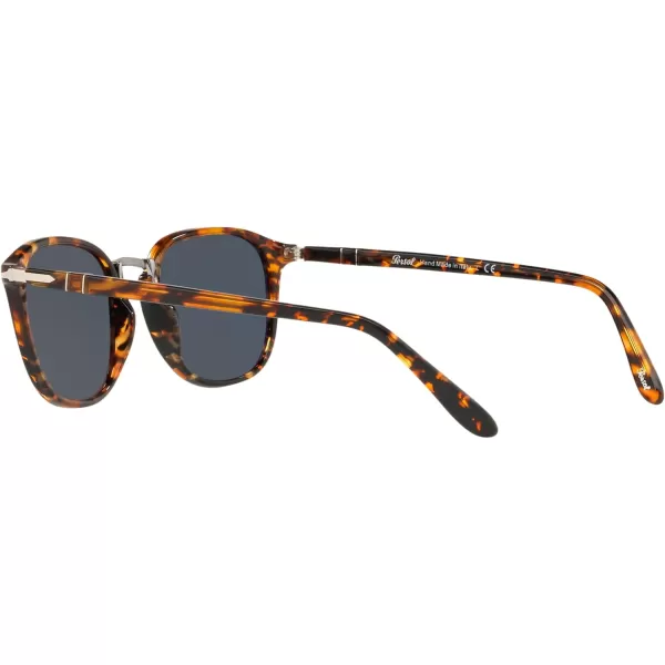 Persol PO3186S Round SunglassesDark Brown TortoiseBlue