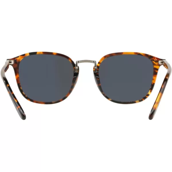 Persol PO3186S Round SunglassesDark Brown TortoiseBlue