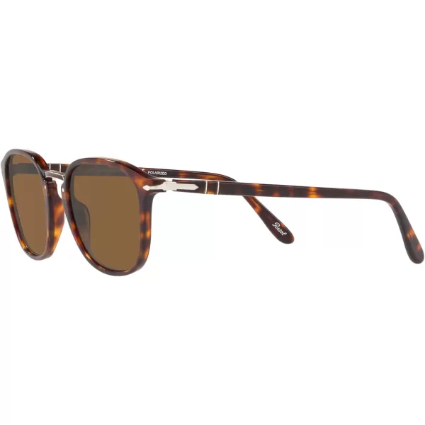 Persol PO3186S Round SunglassesHavanaBrown Polarized