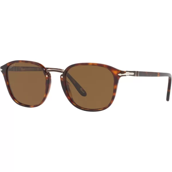 Persol PO3186S Round SunglassesHavanaBrown Polarized