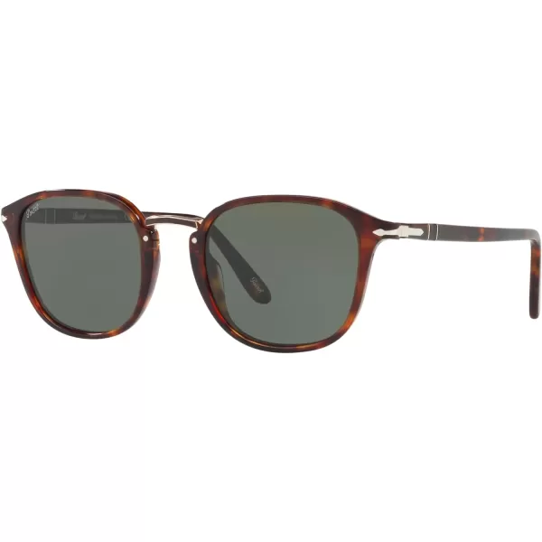 Persol PO3186S Round SunglassesHavanaGreen