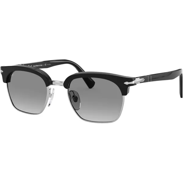 Persol PO3199S Square SunglassesBlackGrey Gradient Polarized