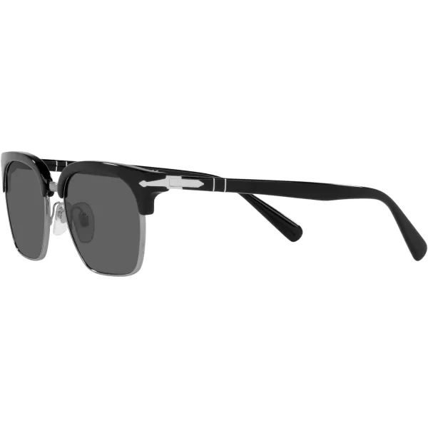 Persol PO3199S Square SunglassesBlackGunmetalDark Grey