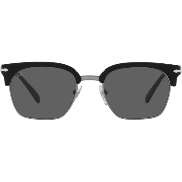 Persol PO3199S Square SunglassesBlackGunmetalDark Grey