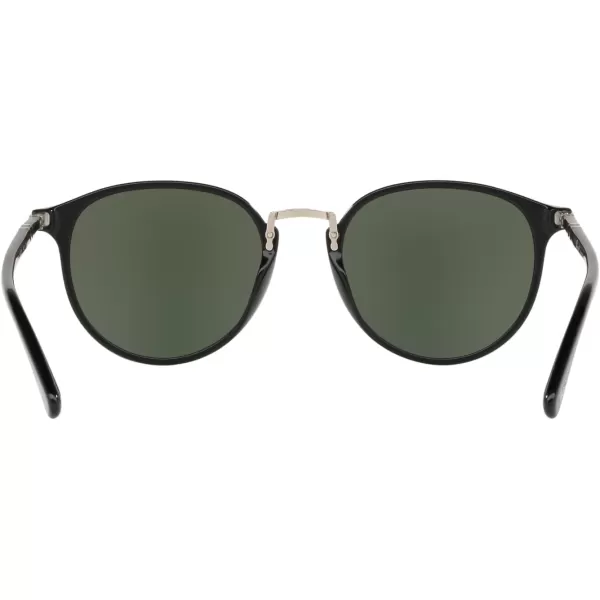 Persol PO3210S Round SunglassesBlackGreen