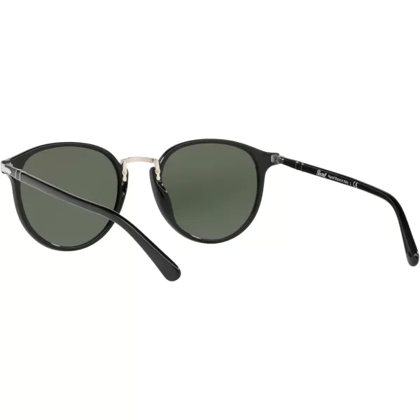 Persol PO3210S Round SunglassesBlackGreen