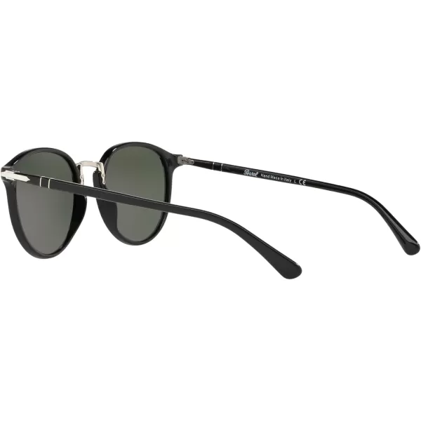 Persol PO3210S Round SunglassesBlackGreen