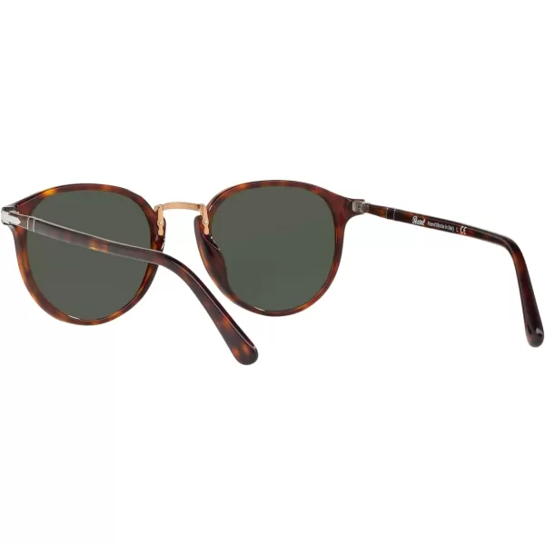 Persol PO3210S Round SunglassesHavanaGreen