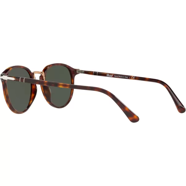 Persol PO3210S Round SunglassesHavanaGreen