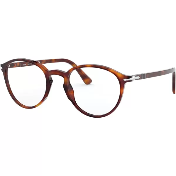 Persol PO3218V Round Prescription Eyewear FramesHavanaDemo Lens