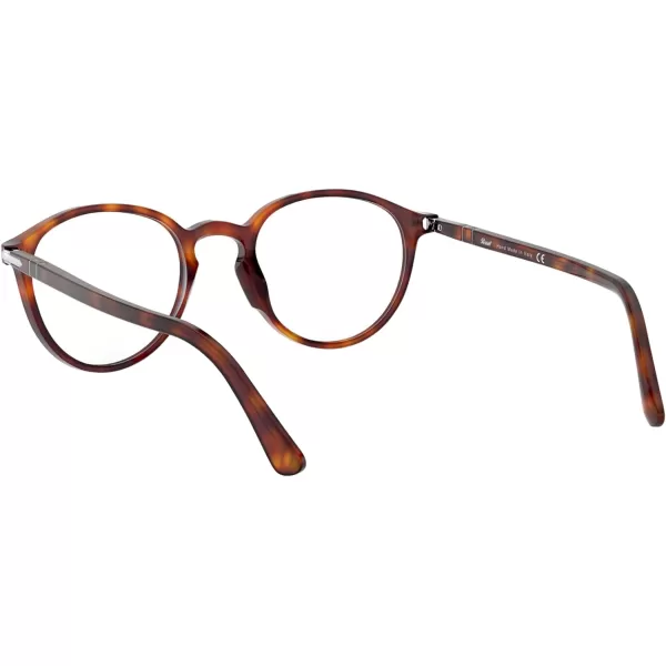 Persol PO3218V Round Prescription Eyewear FramesHavanaDemo Lens