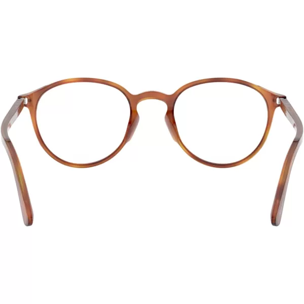 Persol PO3218V Round Prescription Eyewear FramesTerra Di SienaDemo Lens